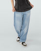 Loose Fit Rigid Denim Jeans – Light Blue