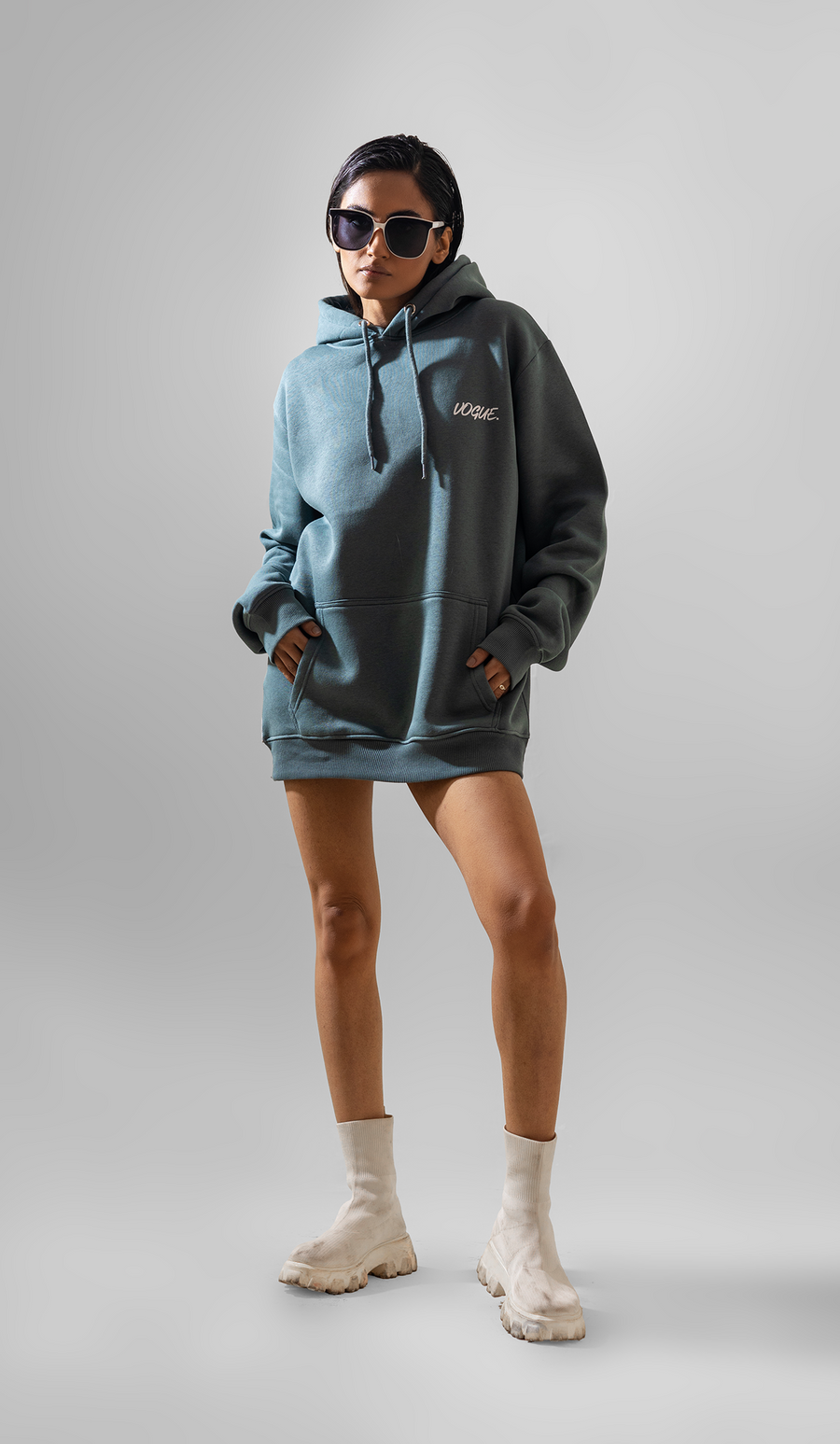 Vogue Catwalk Hoodie for Men / Couples Cool Animal Graphic Hooded Pullover