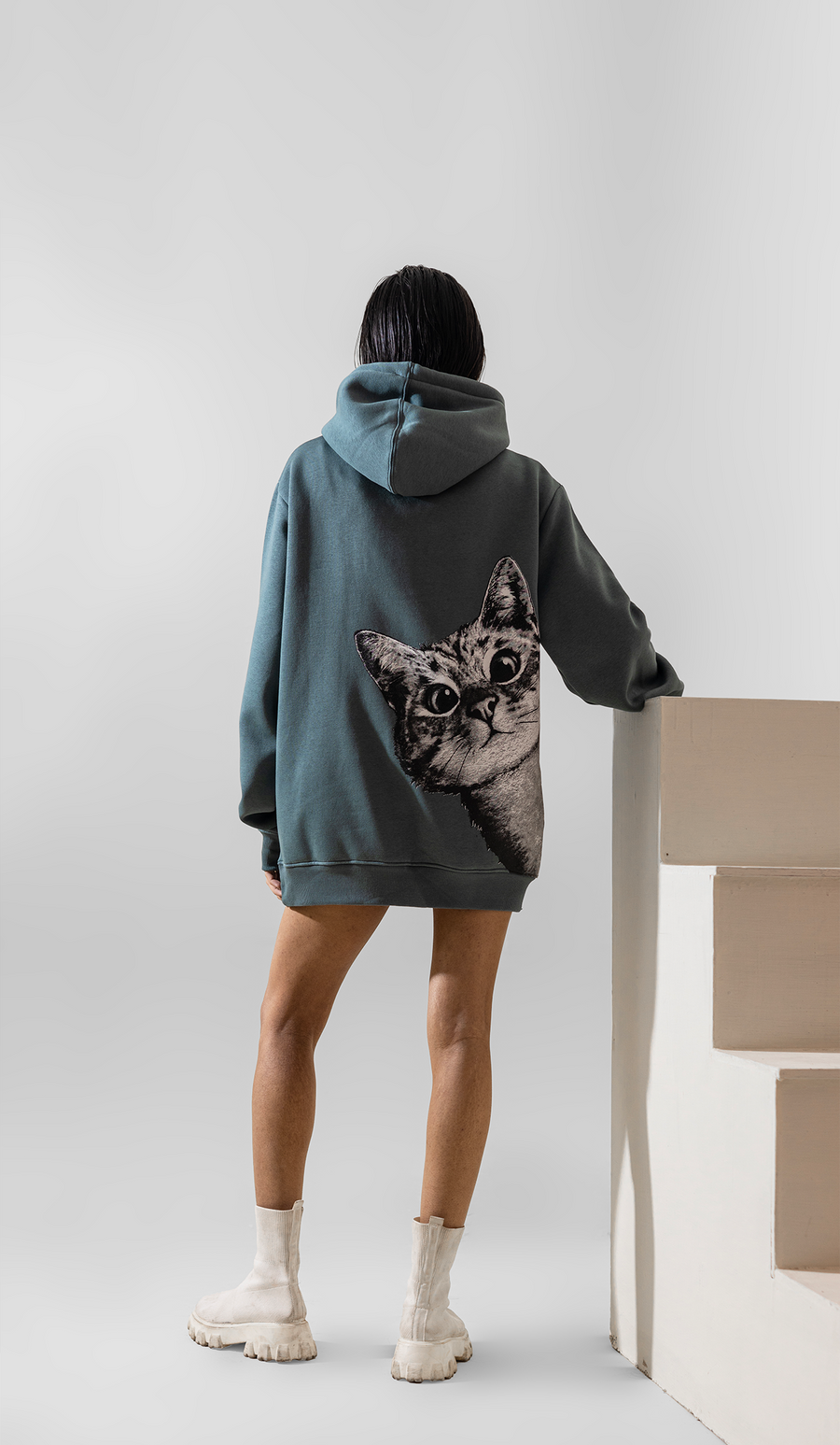 Vogue Catwalk Hoodie for Men / Couples Cool Animal Graphic Hooded Pullover