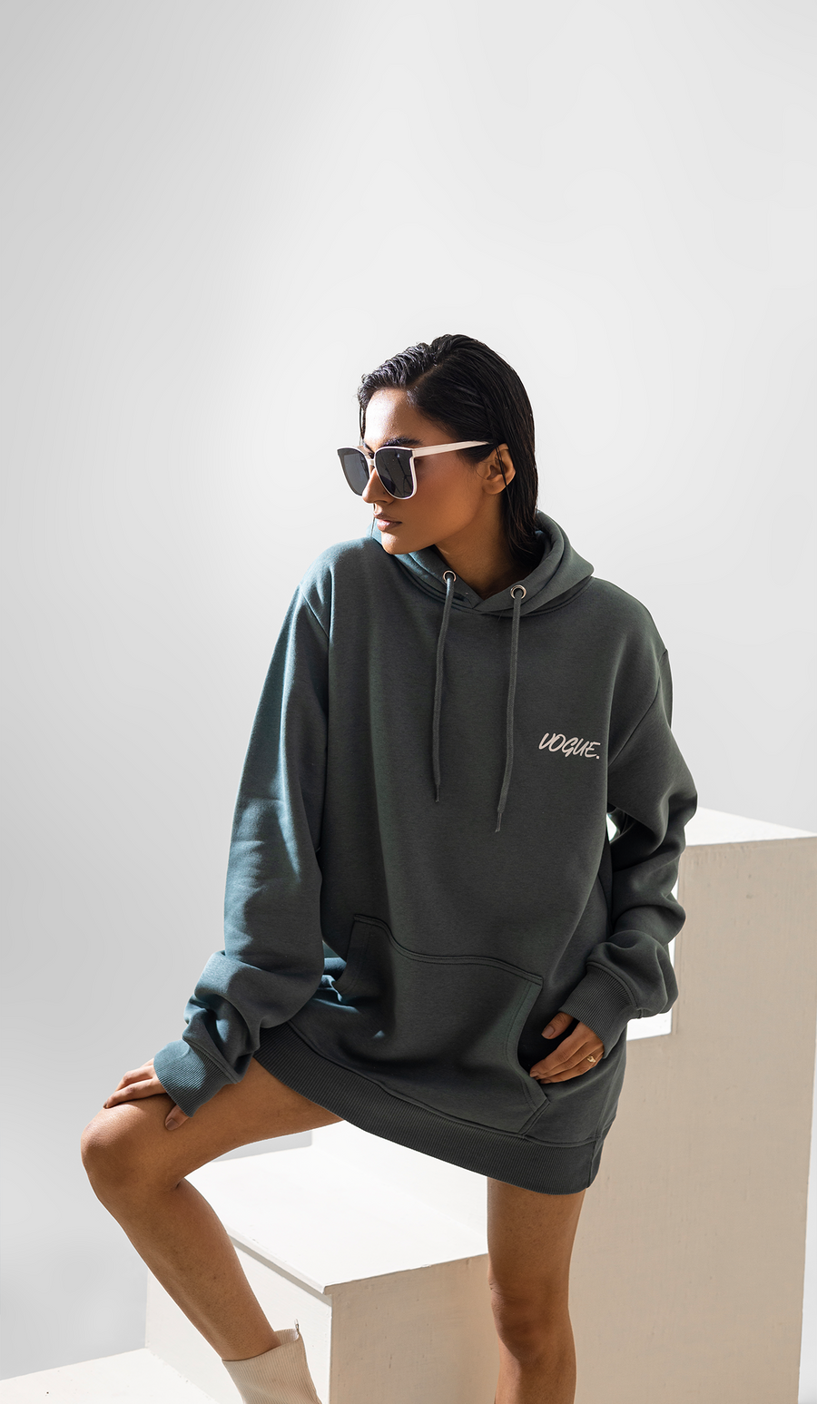 Vogue Catwalk Hoodie for Men / Couples Cool Animal Graphic Hooded Pullover