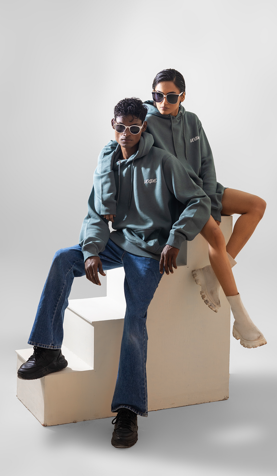 Vogue Catwalk Hoodie for Men / Couples Cool Animal Graphic Hooded Pullover