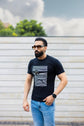 Cat Print T-Shirt Black - Unisex