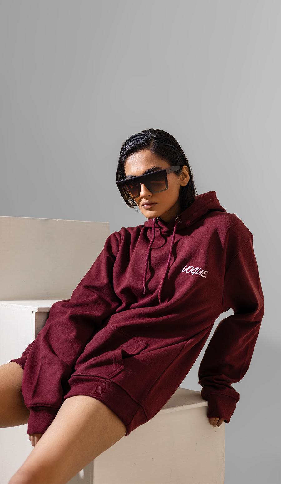 Vogue Signature Hoodie for Men / Couples Cool Graphic Hooded Pullover