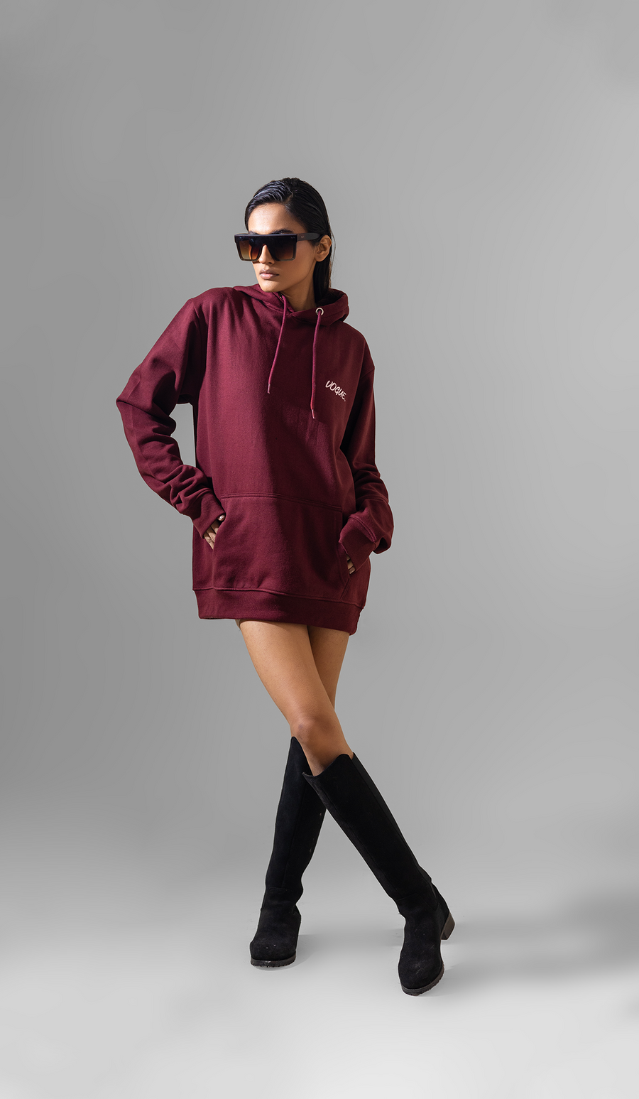 Vogue Signature Hoodie for Men / Couples Cool Graphic Hooded Pullover