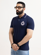 Men Regular Fit Polo Shirt - Navy Blue