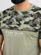 Men Women Roadster  Olive Green T-Shirt