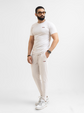 Men Solid Slim Fit Tracksuit