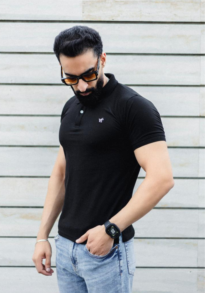 Vogue VT Polo Shirt (Black)