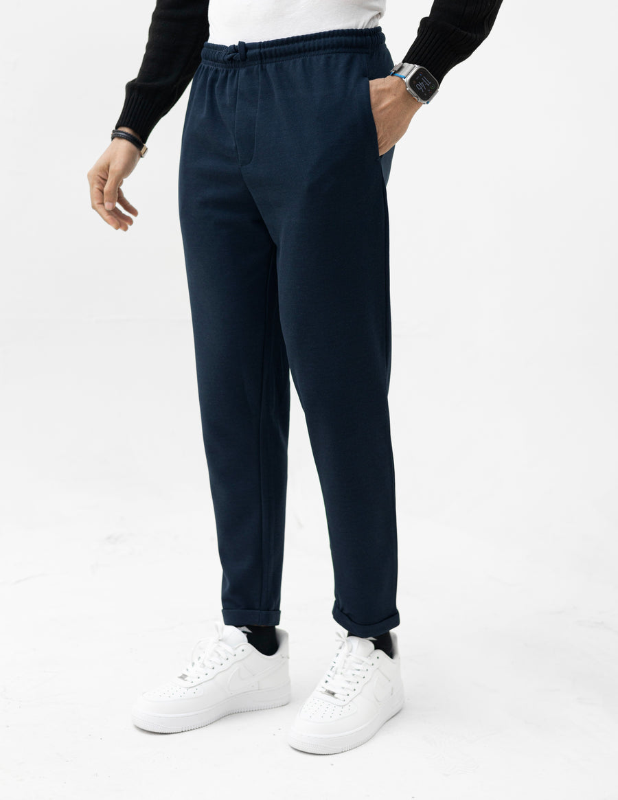 Vogue Joggers Fit Pant Navy Blue